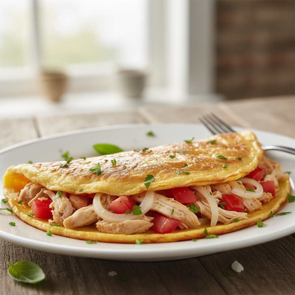 Omelete de Frango